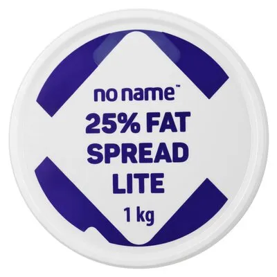 No Name 25% Lite Fat Spread 1kg