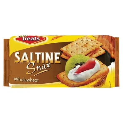 Tasty Treats Saltine Snax Wholewheat Crackers 100g