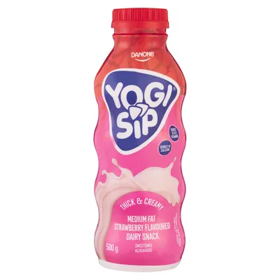 Danone Yogi Sip Strawberry Drinking Yoghurt 500g