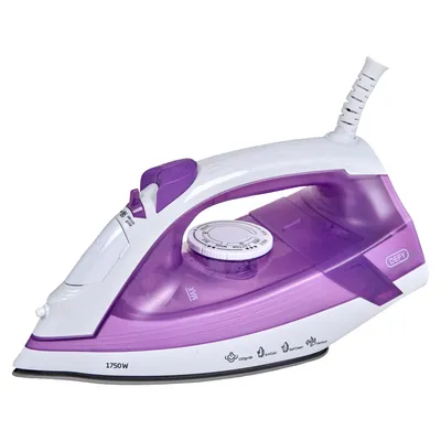 Defy Purple Ceramic Soleplate Steam Iron