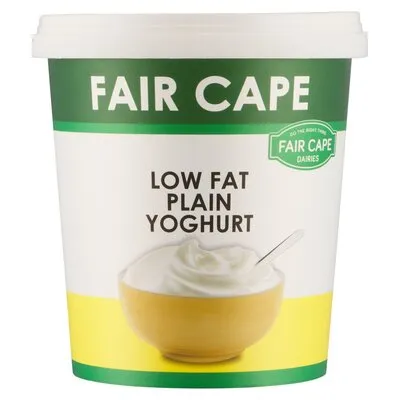 Fair Cape Low Fat Plain Yoghurt 1kg