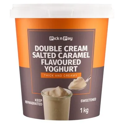 PnP Double Cream Salted Caramel Flavoured Yoghurt 1kg