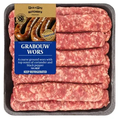 PnP Alginate Bulk Grabouw Boerewors