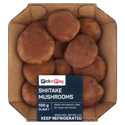 PnP Shiitake Mushrooms 100g