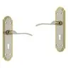 Fort Knox 3-Lever No.8 Slipper Satin Nickle Bronze Plated Lockset