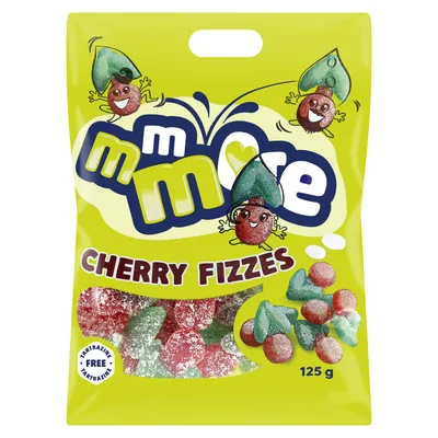 Mmmore Cherry Fizzes 125g