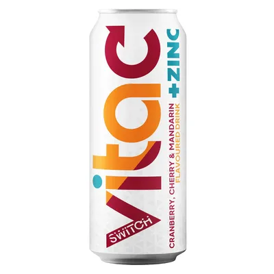 Switch Vita C Cranberry Cherry & Mandarin Flavoured Drink 6 x 500ml