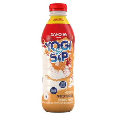 Danone Yogi Sip Apricot Drinking Yoghurt 1kg
