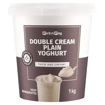 PnP Double Cream Plain Yoghurt 1kg