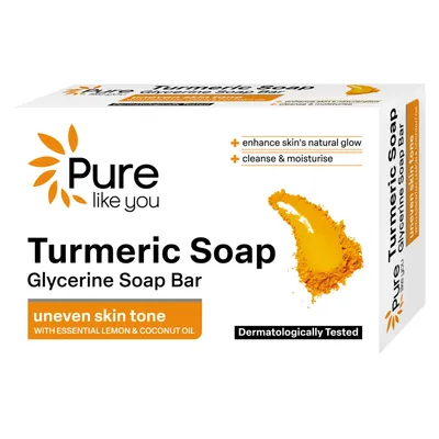 Pure Like You Turmeric Glycerine Soap Bar 150g