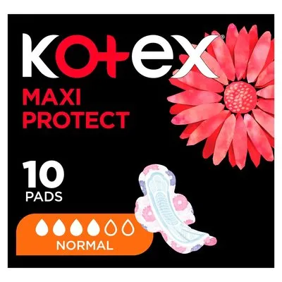 Kotex Maxi Protect Normal Pads 10 Pack
