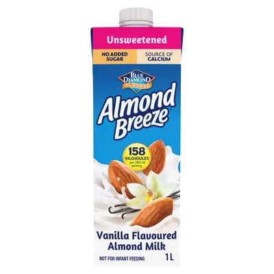 Almond Breeze Unsweetened Vanilla Almond Milk 1L