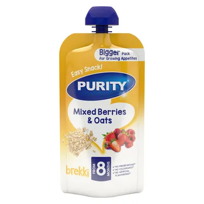 Purity Mixed Berries & Oats Snack 150ml