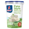 Clover Traditional Feta Cheese With Herbs 400g
