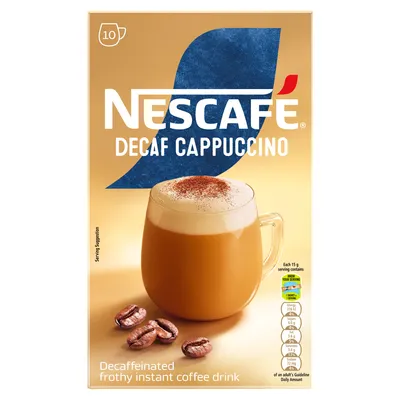 Nescafe Decaf Cappuccino 10 Pack