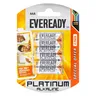 Eveready Platinum Alkaline AAA Batteries 6 Pack