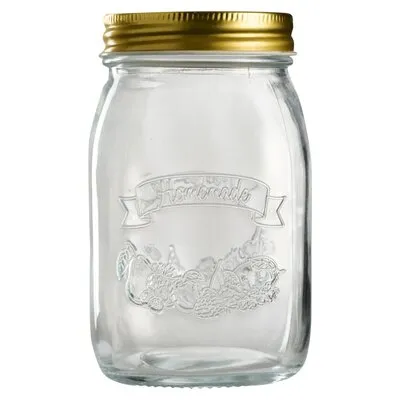 DAY Glass Storage Jar With Lid 500ml