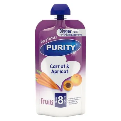 Purity Pouch Carrot & Apricot 150ml