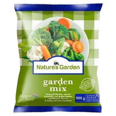 Nature's Garden Frozen Garden Mix 900g
