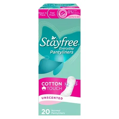 Stayfree Normal Cotton Pantyliners 20 Pack
