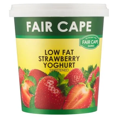 Fair Cape Low Fat Strawberry Yoghurt 1kg