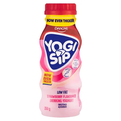 Danone Yogi Sip Strawberry Drinking Yoghurt 250g