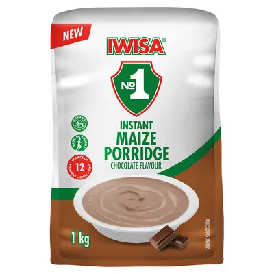 Iwisa No.1 Chocolate Flavour Instant Maize Porridge 1kg