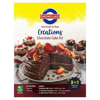 Snowflake Creations Chocolate Cake Kit 800g