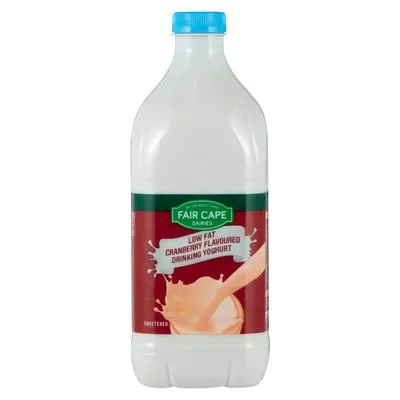 Fair Cape Cranberry Low Fat Drinking Yogurt 2kg