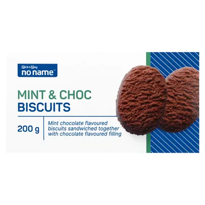 No Name Mint & Chocolate Biscuits 200g