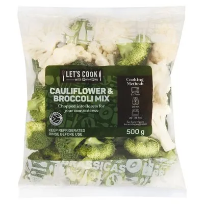 PnP Cauliflower & Broccoli Florets 500g