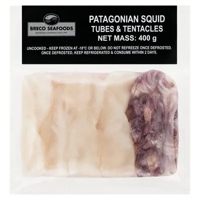 Breco Squid Patagonian Tubes & Tentacles 500g