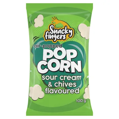 PnP Sour Cream & Chives Flavoured Popcorn 100g