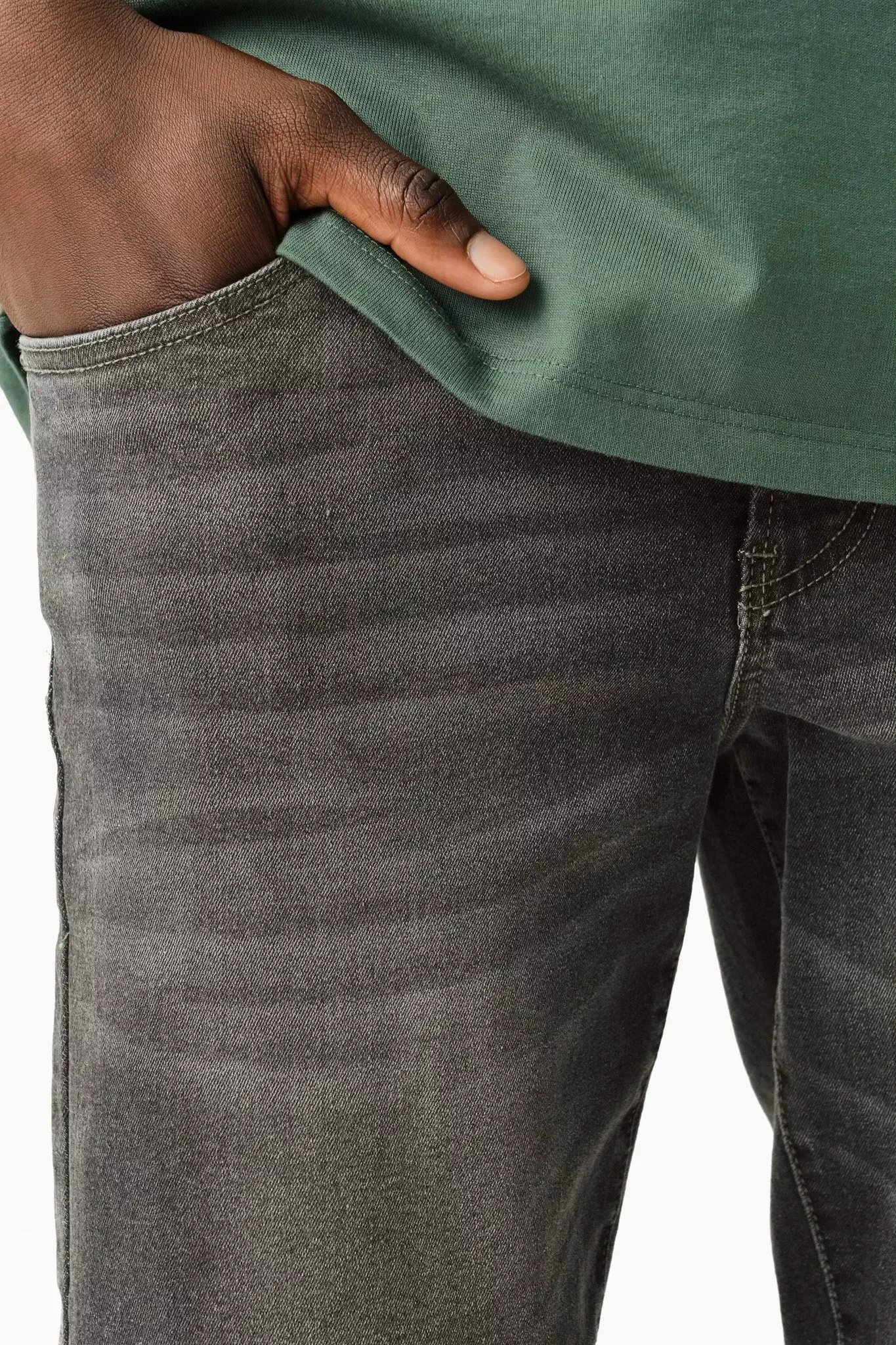 Slim Cargo Denim