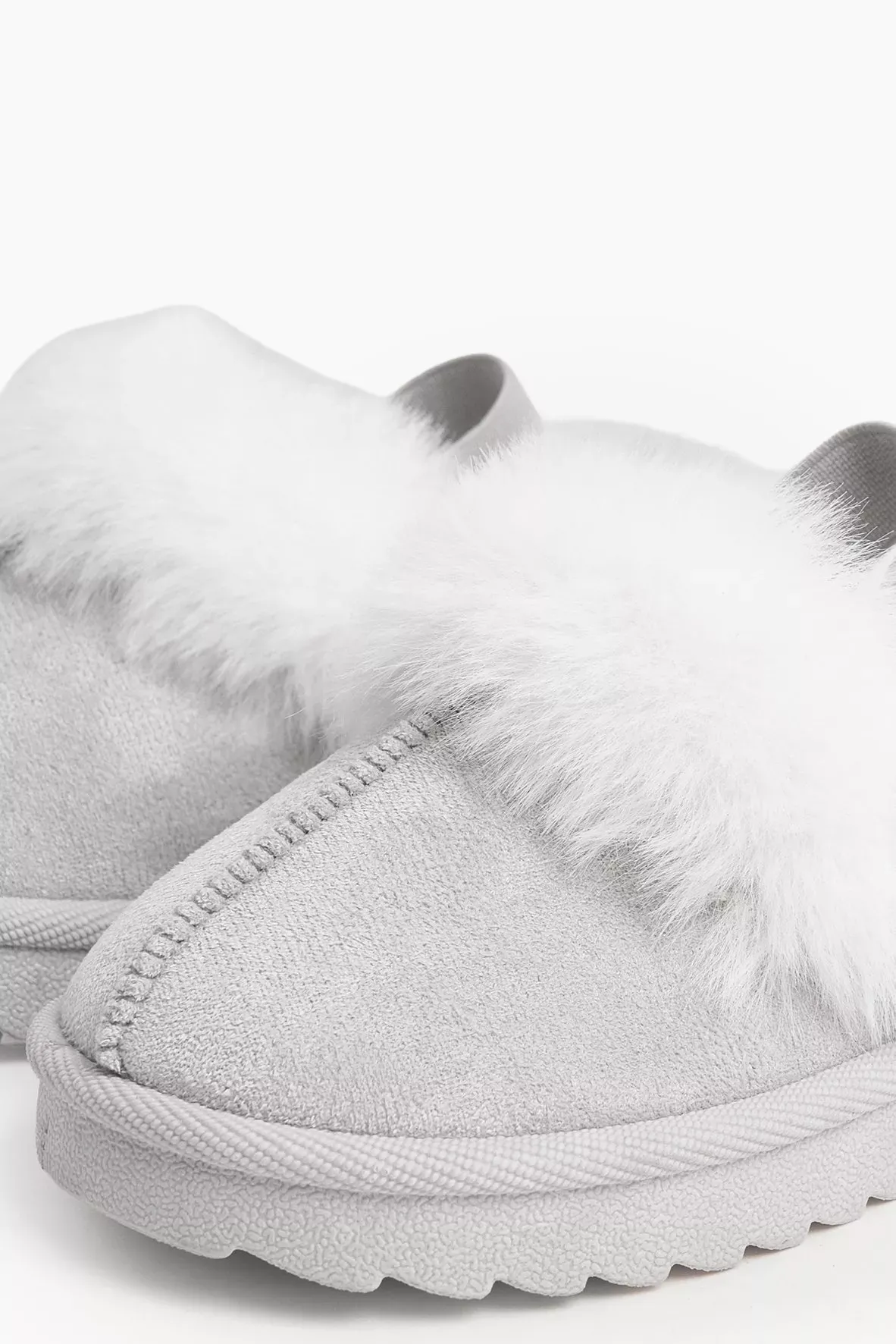 Slingback Fur Slippers