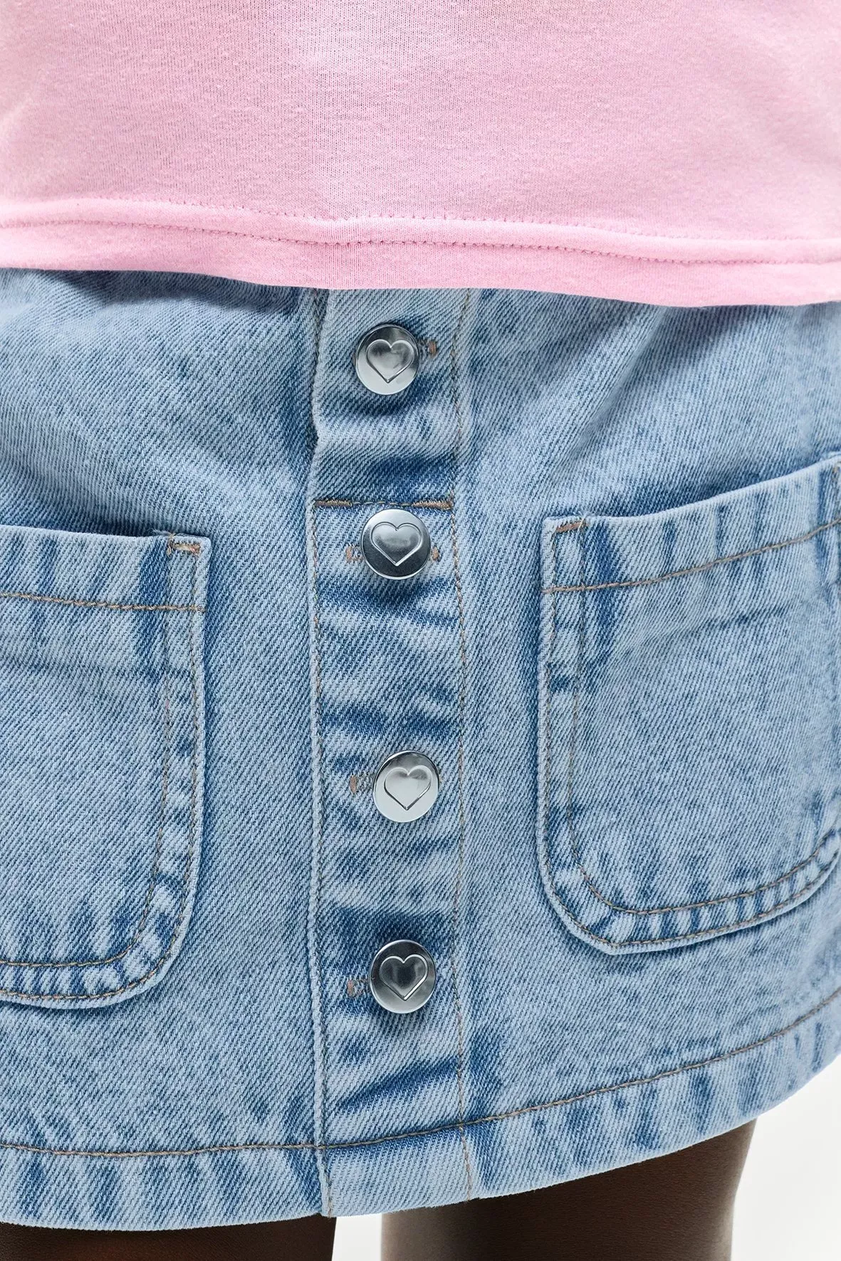 Denim Skorts