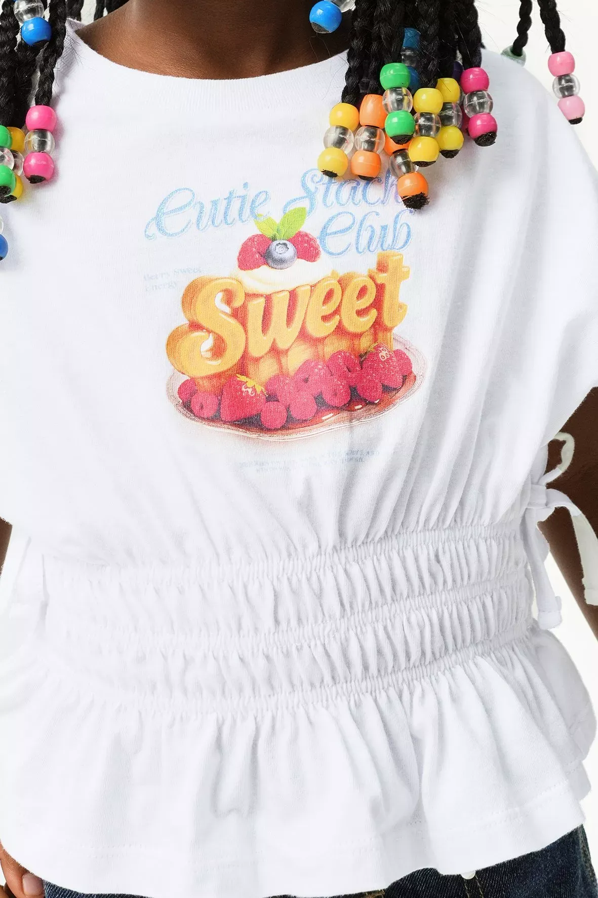 Ruched Peplum T-Shirt