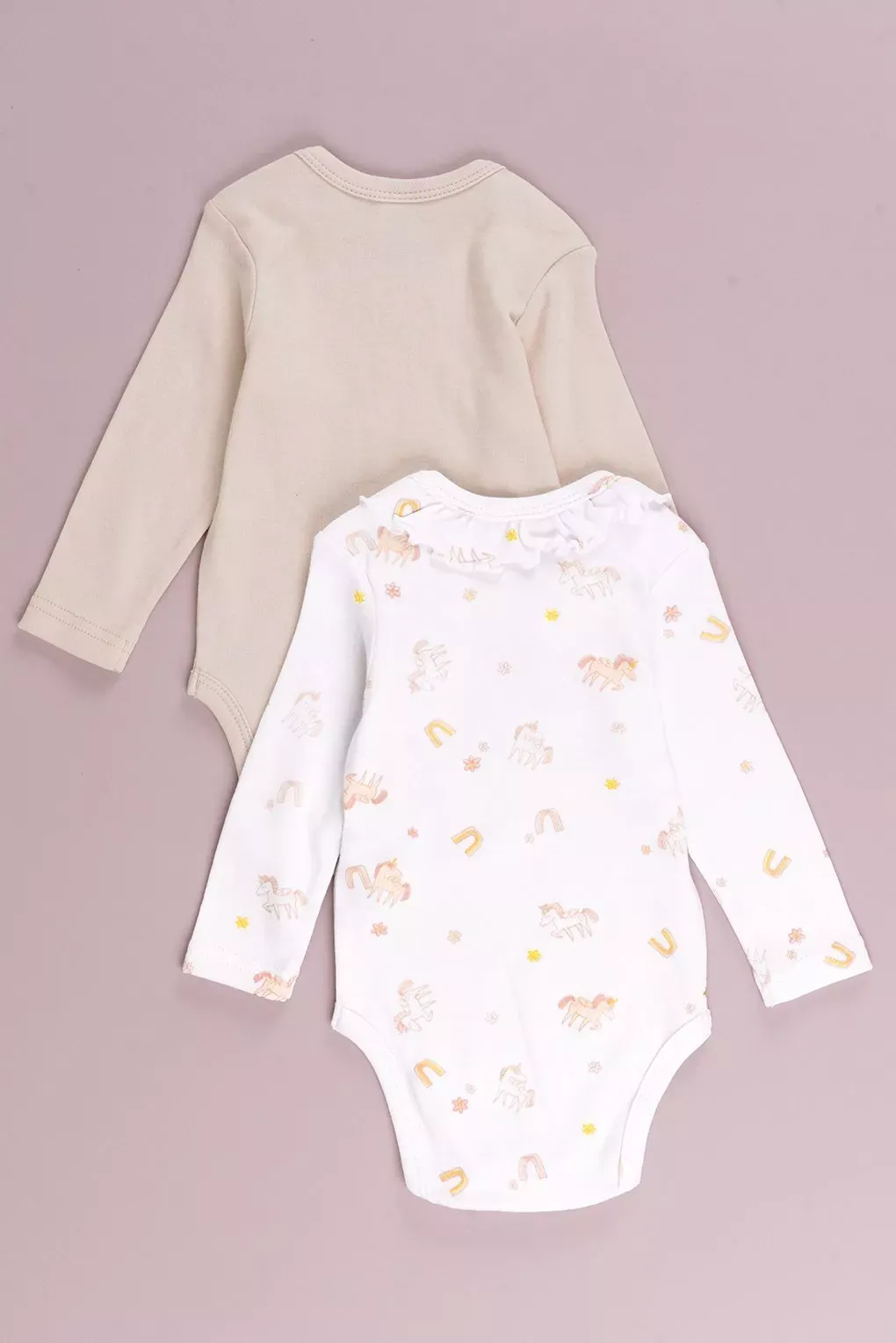 2 Pack Long sleeve Bodysuits