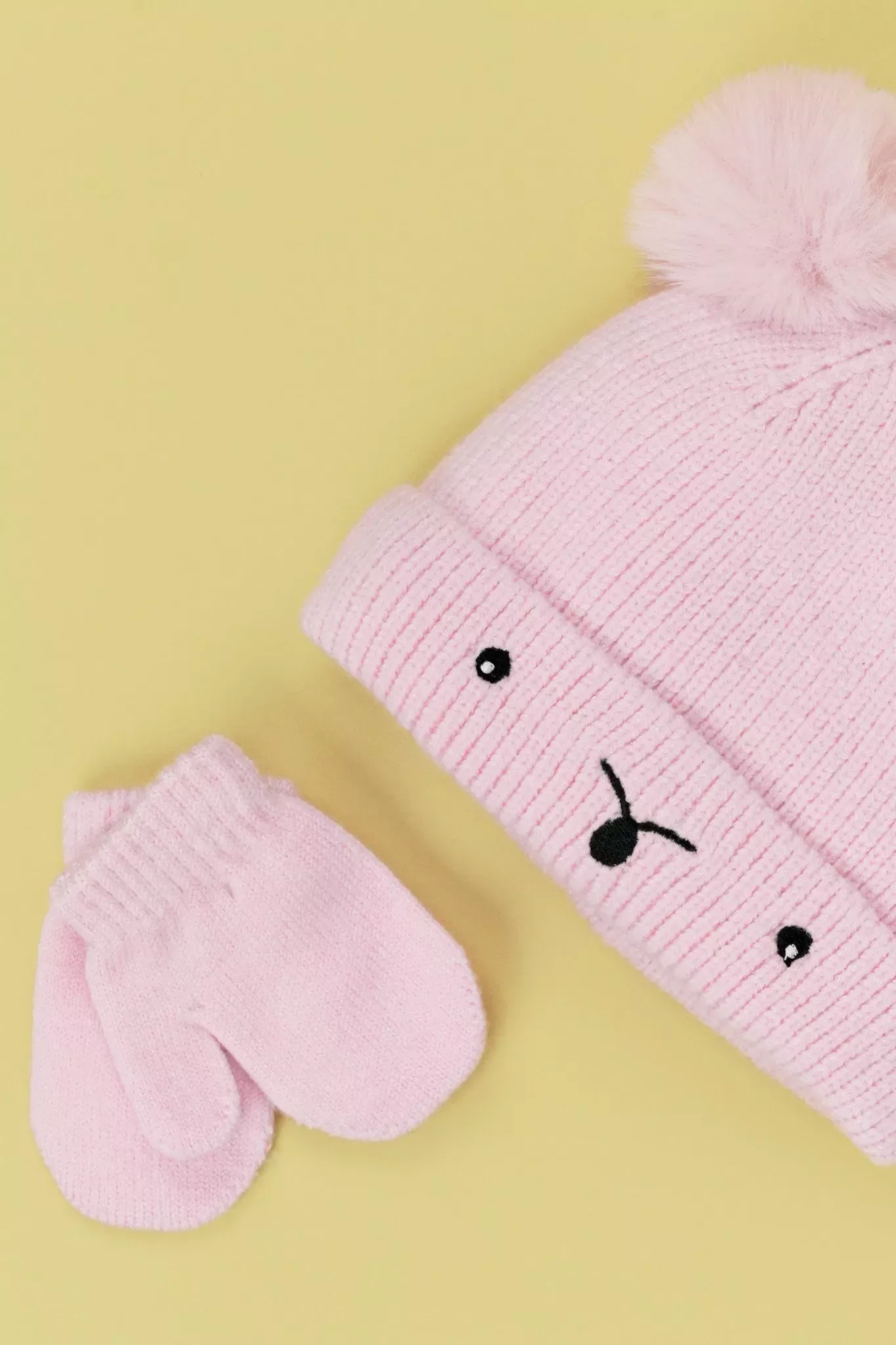 Beanie And Mitten Set