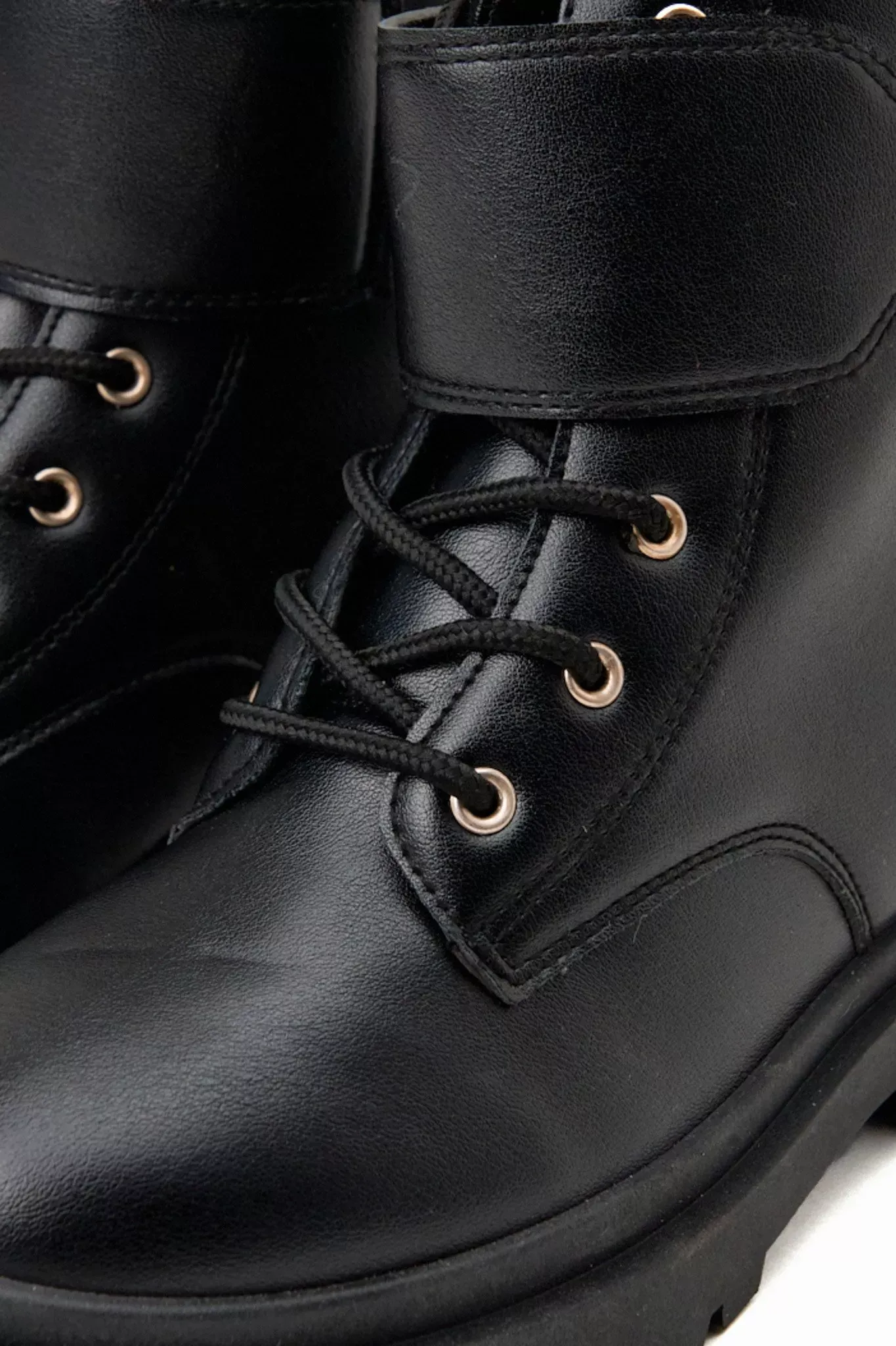 Lace Up Military Boots
