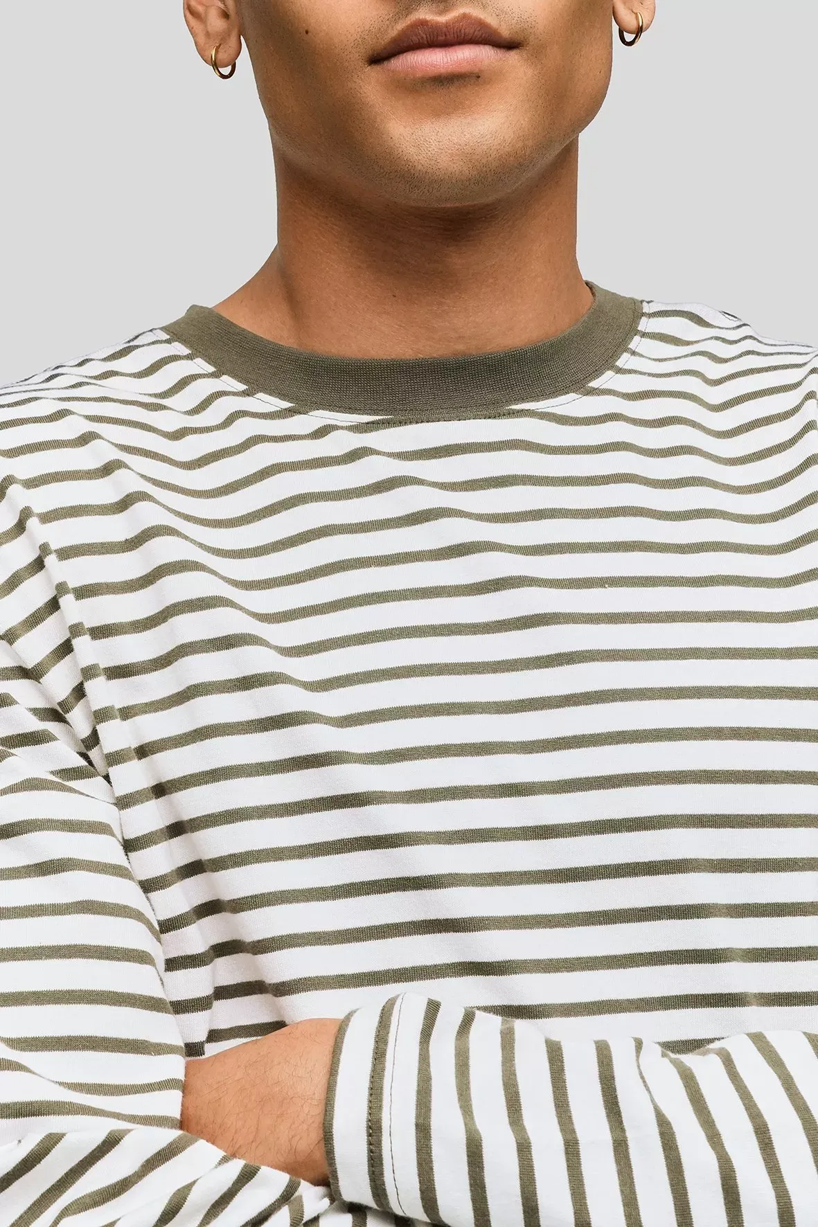 Heavy Weight Relaxed Stripe T-Shirt