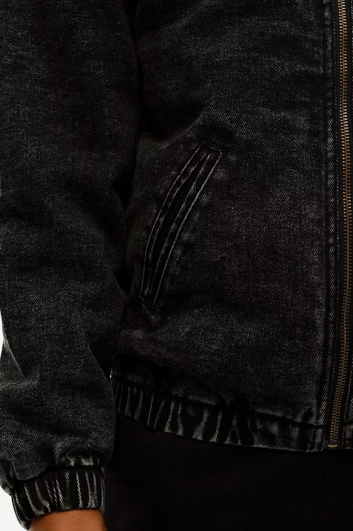 Denim Bomber Jacket