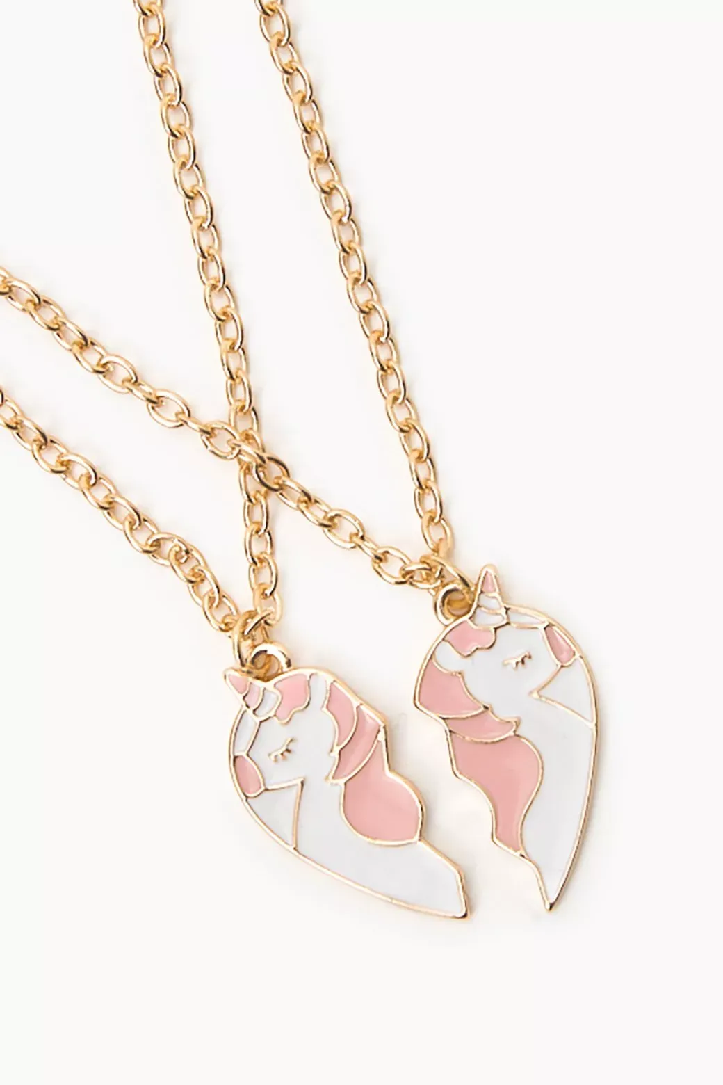 2 Pack Unicorn Necklace Set