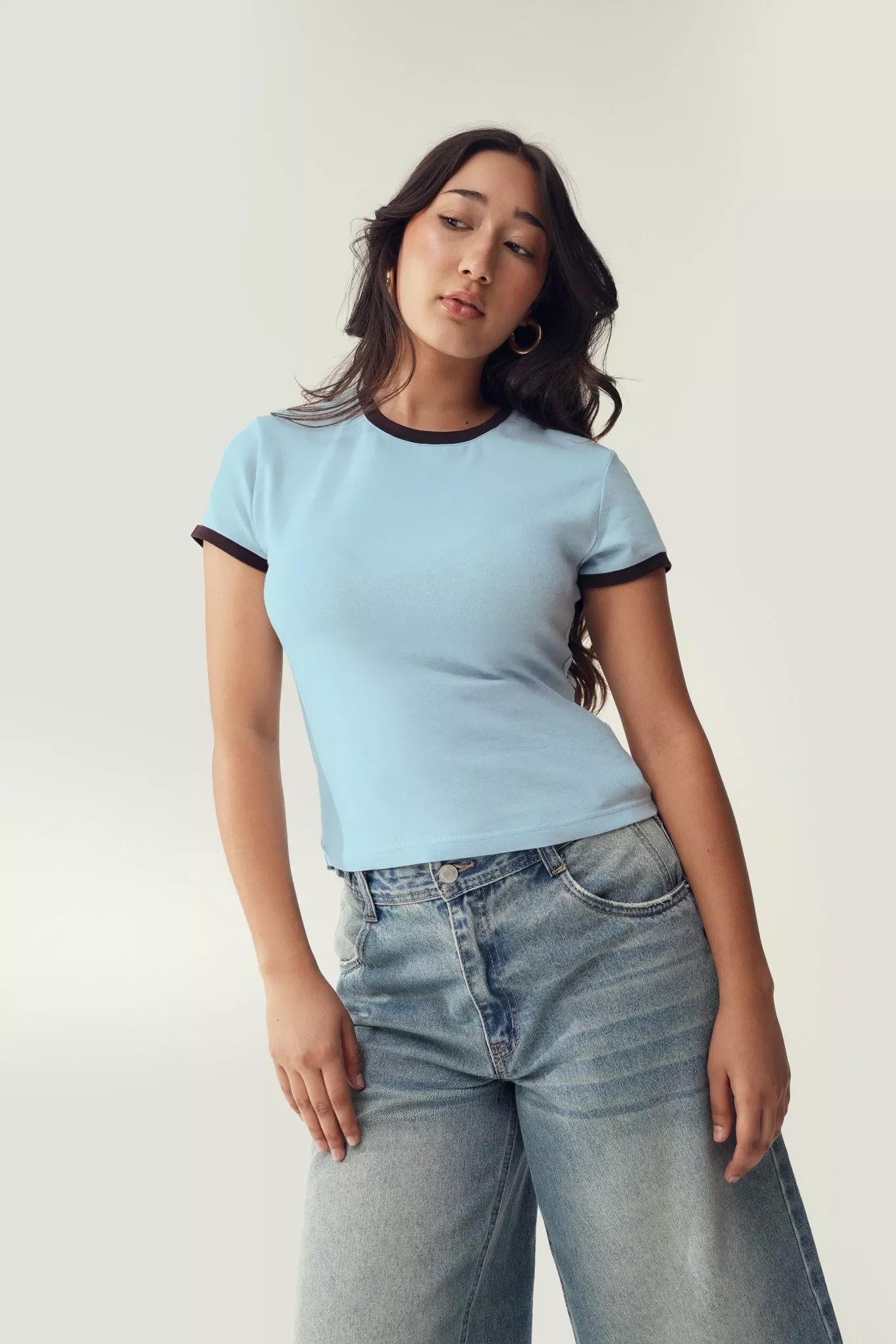 Ribbed Fitted Top