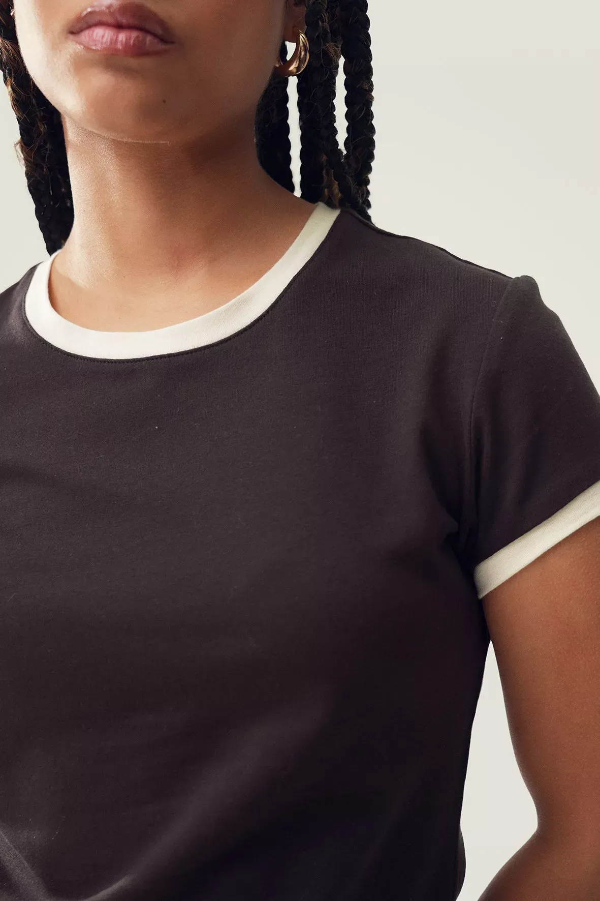 Ribbed Fitted Top