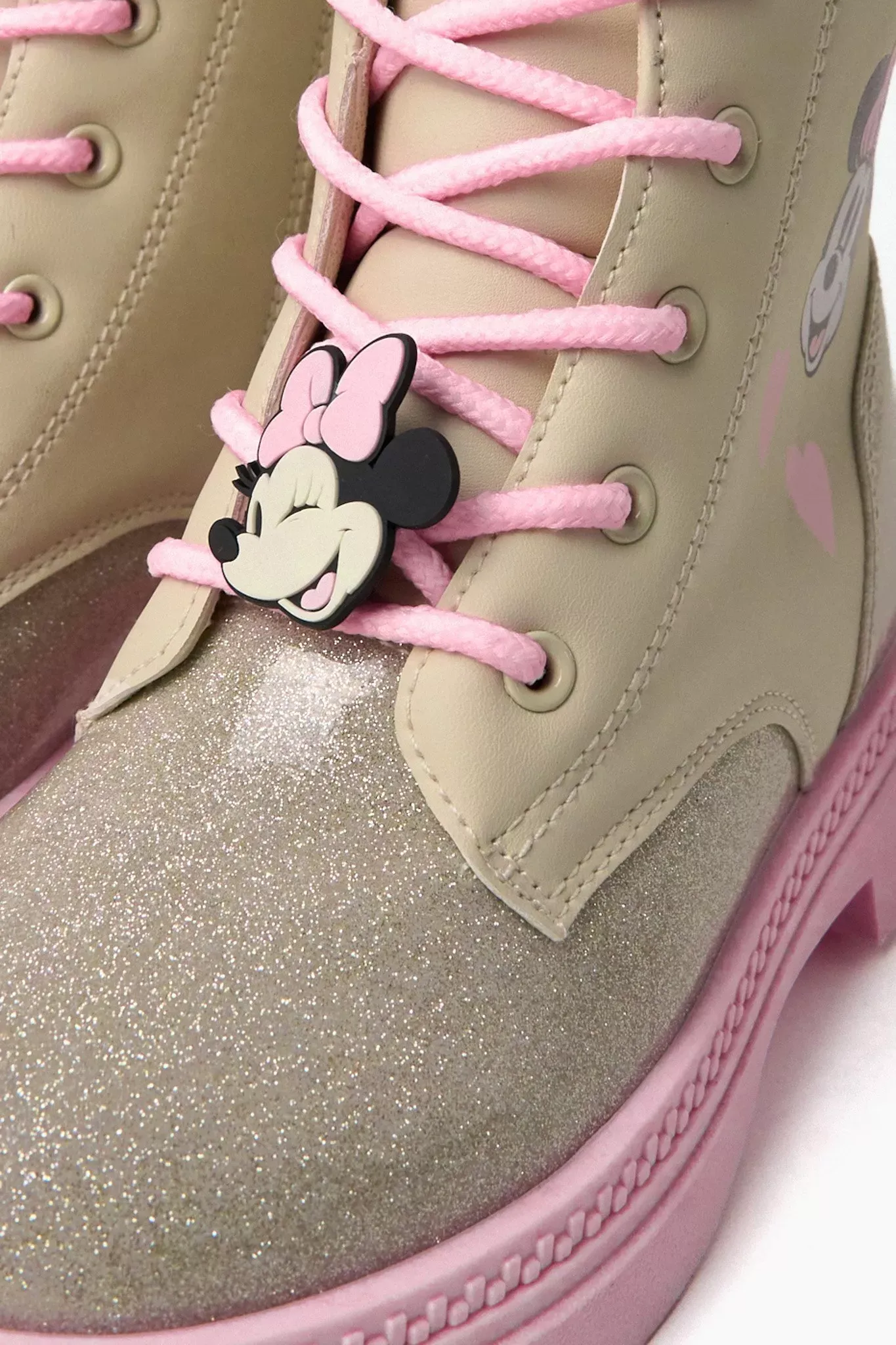Minnie Mouse Lace Up Boots