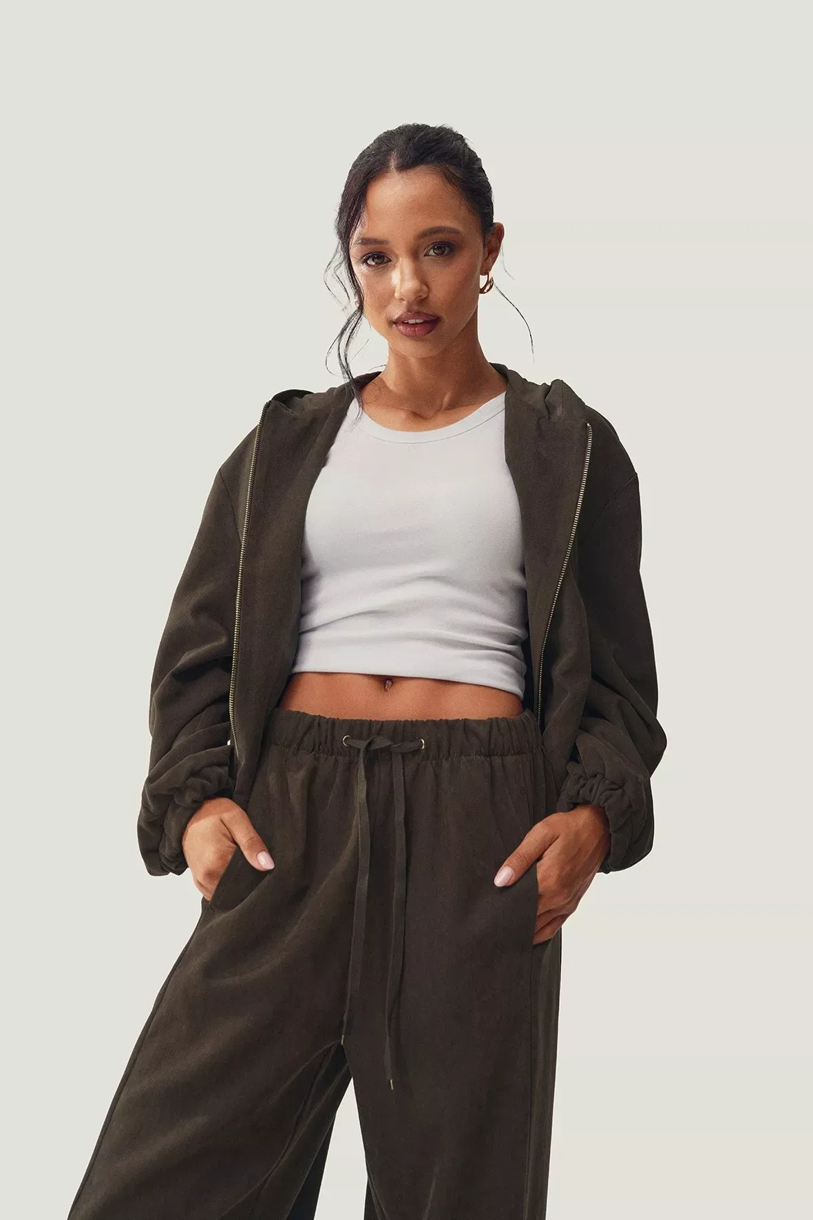 Hooded Bomber Jacket