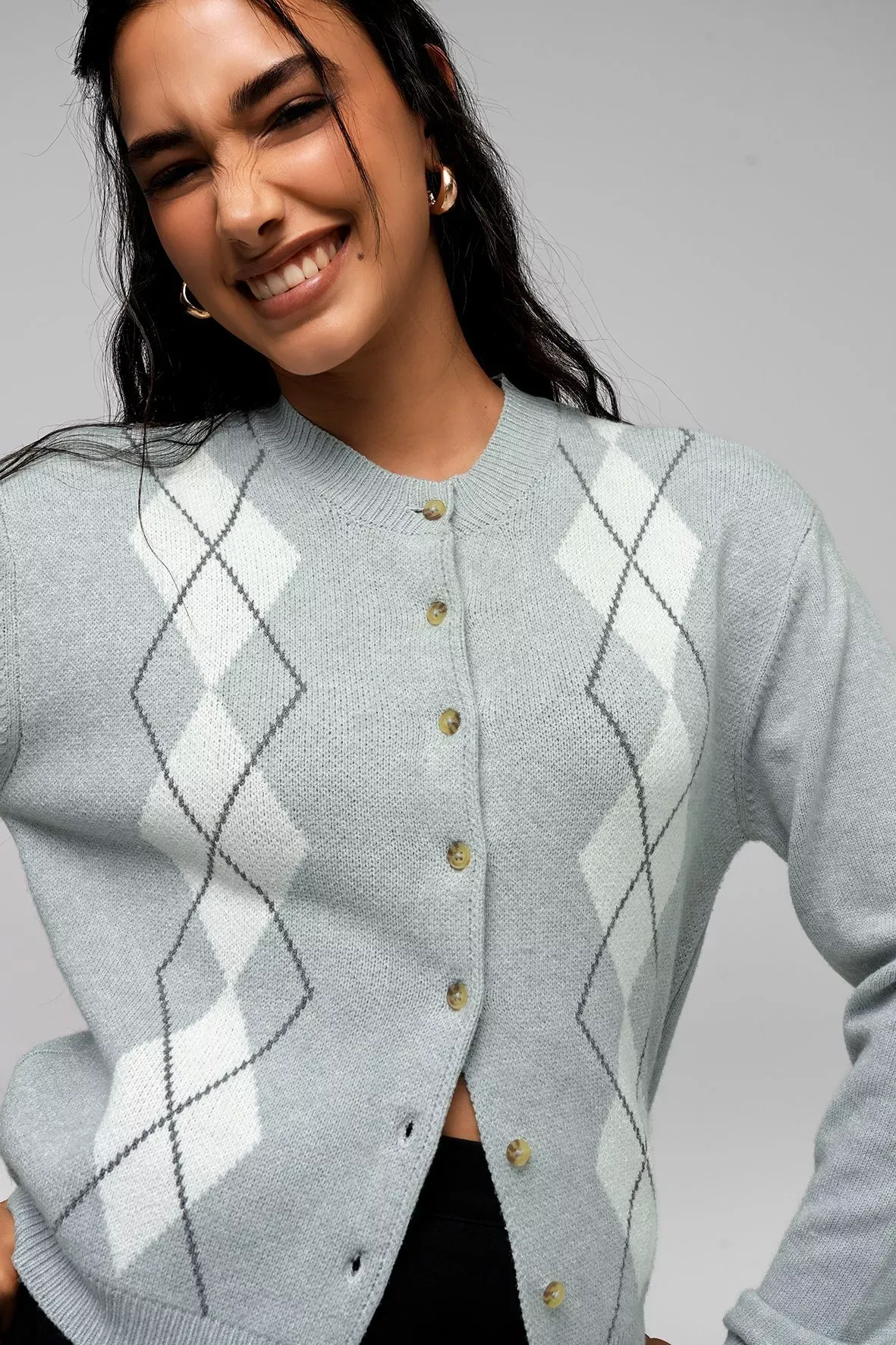 Argyle Cardigan
