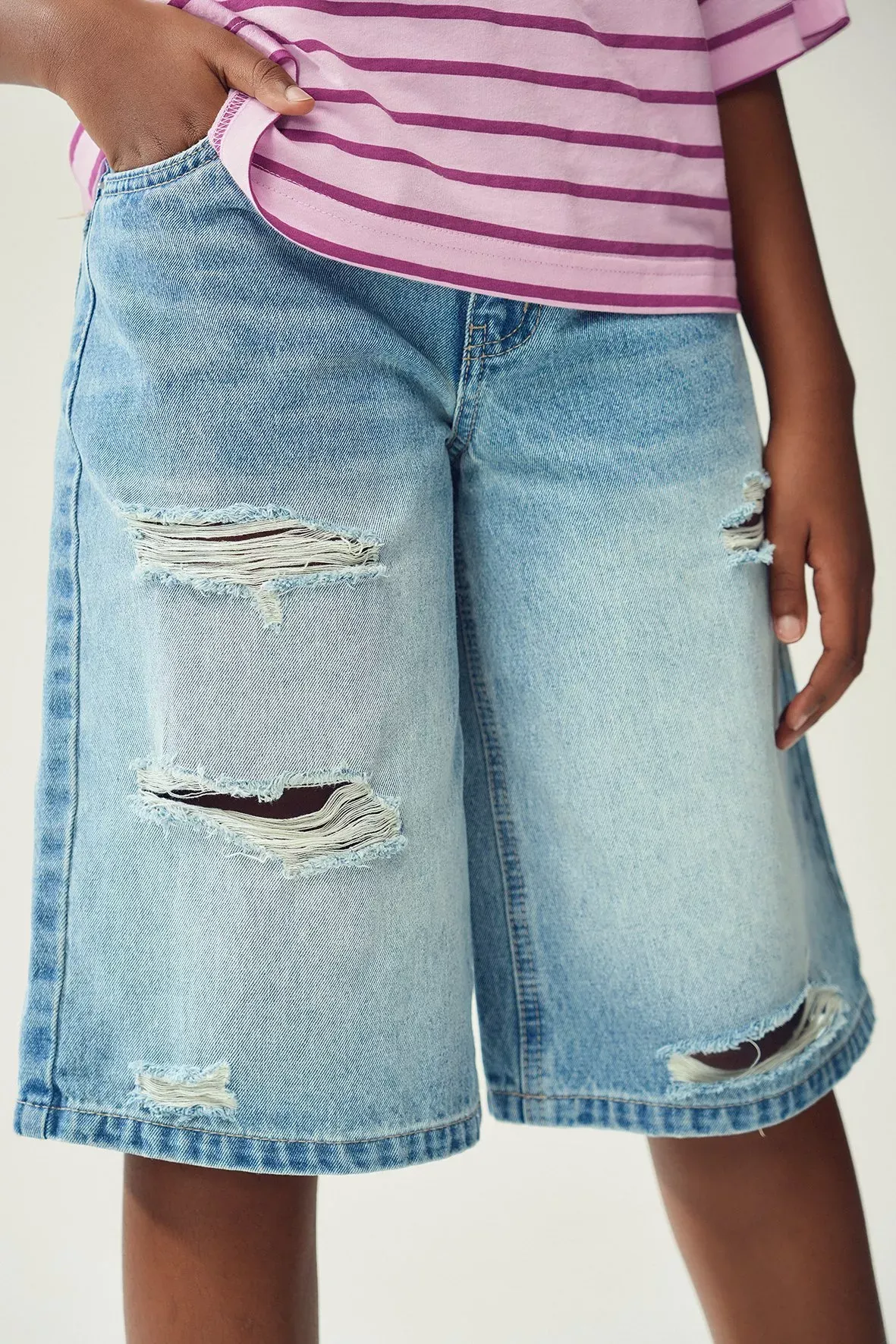 Baggy Denim Jorts