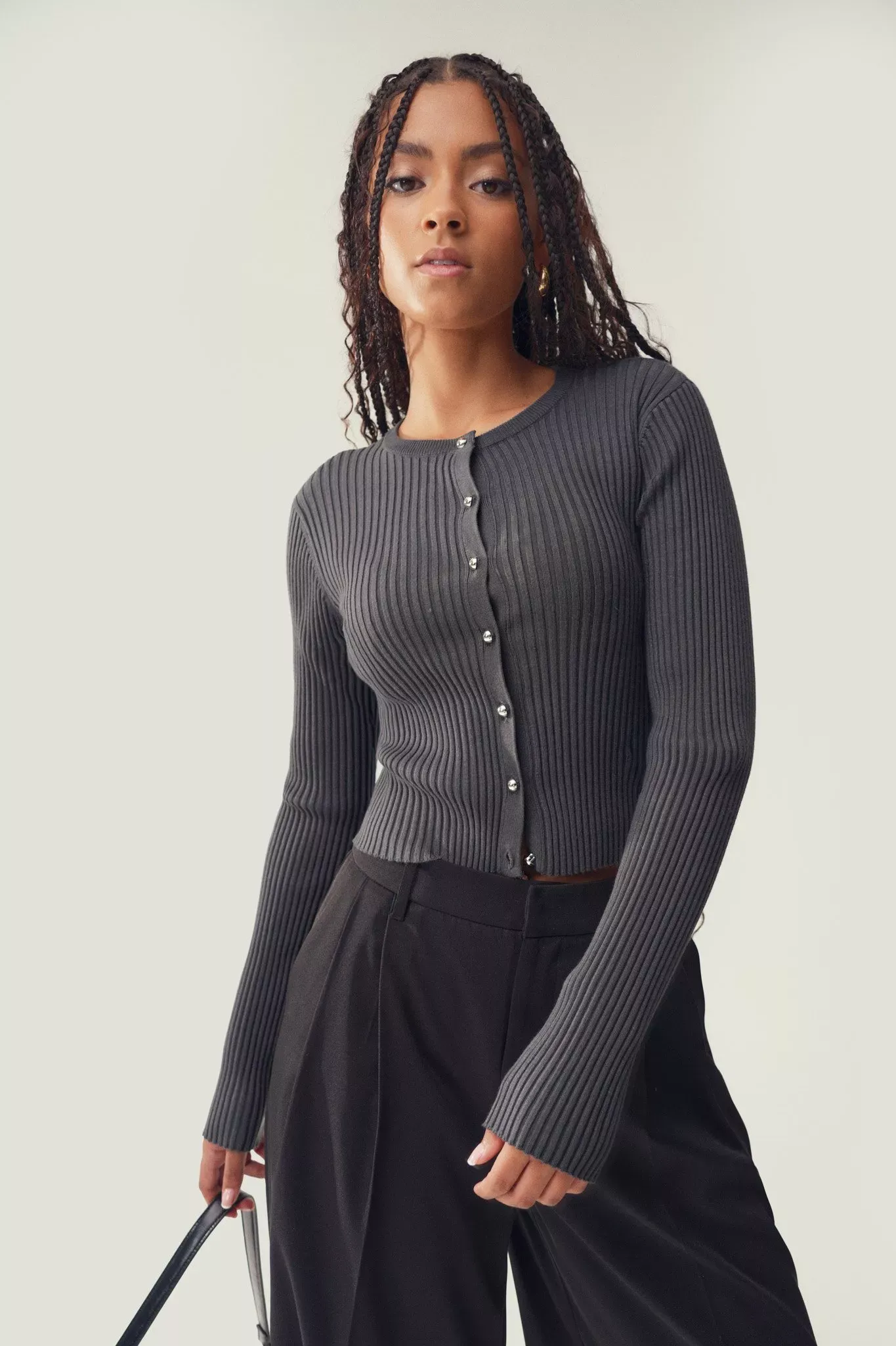 Ribbed Cardigan